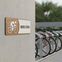 Placa De Sinalização Bicicletário