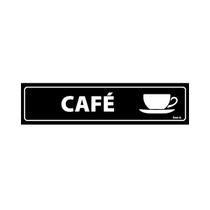 Placa De Sinalização Café 30x7 Ecom IA - A-406/1 F9e Placa De Sinalização Café 30x7 Ecom IA - A-406/1 F9e