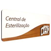 Placa de Sinalização Central de Esterilização