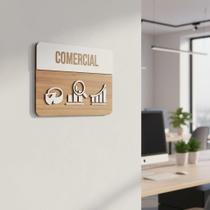 Placa De Sinalização Comercial