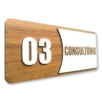 Placa De Sinalização Consultórios - N03