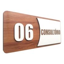 Placa De Sinalização Consultórios - N06