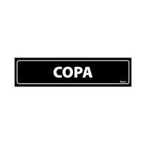 Placa De Sinalização Copa 30x7 Ecom IA - A-412/1 F9e Placa De Sinalização Copa 30x7 Ecom IA - A-412/1 F9e