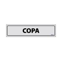 Placa De Sinalização Copa 30x7 Ecom IA - B-512/1 F9e