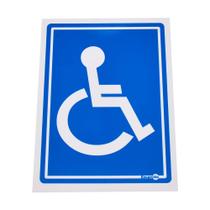 Placa de Sinalização DEFICIENTE FÍSICO Ref PS68 ENCARTALE