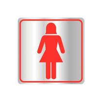Placa De Sinalização Em Alumínio Segurança e Organização 16x16 SANITÁRIO FEMININO Placa De Sinalização Em Alumínio Segurança e Organização 16x16 SANITÁRIO FEMININO