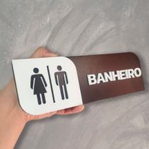 Placa De Sinalização Em Mdf Para Banheiro Masculino Feminino Placa De Sinalização Em Mdf Para Banheiro Masculino Feminino