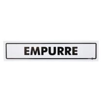 Placa de Sinalização EMPURRE Ref PS 60 ENCARTALE