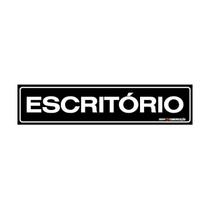 Placa De Sinalização Escritório 30x7 Qi Comunicação - A-404 Q1a