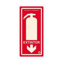 Placa De Sinalização Extintor Fotoluminescente E5 Placa De Sinalização Extintor Fotoluminescente E5