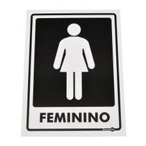 Placa de Sinalização FEMININO Ref PS65 ENCARTALE Placa de Sinalização FEMININO Ref PS65 ENCARTALE