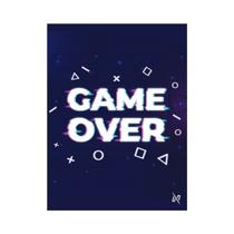 Placa de Sinalização Gamer Game Over - EMPIRE GAMER