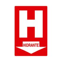 Placa De Sinalização Hidrante 20x30 Qi Comunicação - X-721 Q1a