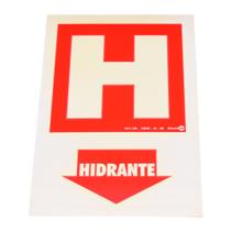 Placa de Sinalização HIDRANTE Ref PS315 ENCARTALE