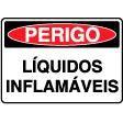 Placa de Sinalização Indicação P29 Perigo Líquidos Inflamáveis Normatizada