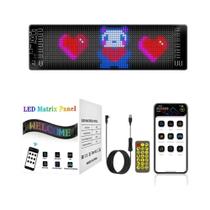 Placa De Sinalização LED Programável Em Tamanho Plus, Display Colorido Completo, Controle Por APP Placa De Sinalização LED Programável Em Tamanho Plus, Display Colorido Completo, Controle Por APP