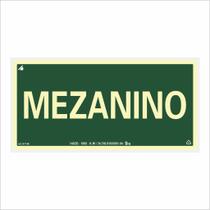 Placa de Sinalização Mezanino