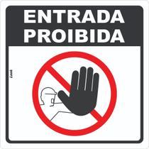 Placa de Sinalização - Não Entre: Proibida a Entrada de Pessoas Não Autorizadas PS 20x20cm Placa de Sinalização - Não Entre: Proibida a Entrada de Pessoas Não Autorizadas PS 20x20cm