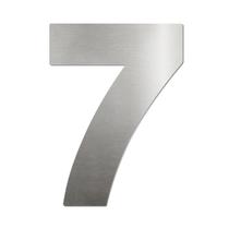 Placa de Sinalização Numérica Biotag 7 em Aço Inox