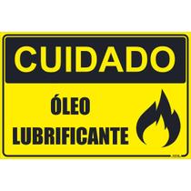 Placa de Sinalização Óleo Lubrificante