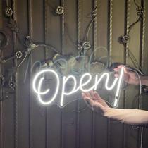 Placa de sinalizacao - Open Led neon com fonte Placa de sinalizacao - Open Led neon com fonte