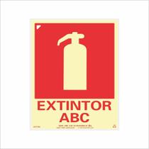 Placa de Sinalização para Extintor Classe ABC Placa de Sinalização para Extintor Classe ABC