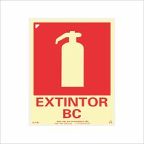 Placa de Sinalização para Extintor Classe BC Placa de Sinalização para Extintor Classe BC