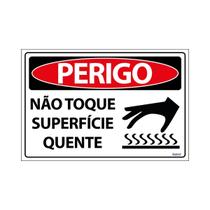 Placa De Sinalização Perigo Não Toque Superfície Quente 30x20 Ecom IA - SP78 F9e Placa De Sinalização Perigo Não Toque Superfície Quente 30x20 Ecom IA - SP78 F9e