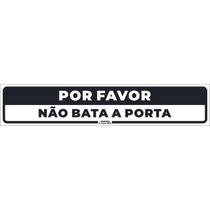 Placa de Sinalização Por Favor não Bata na Porta Placa de Sinalização Por Favor não Bata na Porta
