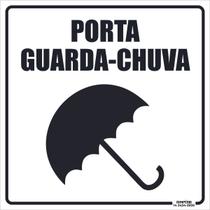 Placa de Sinalização Porta Guarda-Chuva 20X20