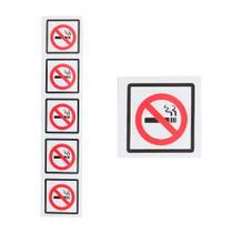 Placa de Sinalização PROIBIDO FUMAR com 5 Unidades Ref 141 ENCARTALE