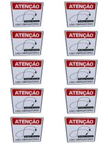 Placa DE Sinalização PROTETOR AURICULAR OBRIGATORIO 20X30 CM