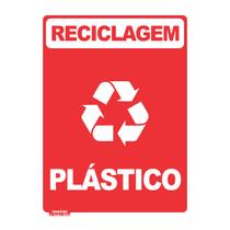 Placa de Sinalização Reciclagem Plástico - Império da Impressão