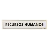 Placa de Sinalização RECUSRSOS HUMANOS Ref PS211 ENCARTALE