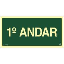 Placa de Sinalização S17 1º Andar Normatizada Placa de Sinalização S17 1º Andar Normatizada