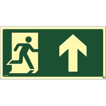 Placa de Sinalização S3 Saída de Emergência em Frente Normatizada Placa de Sinalização S3 Saída de Emergência em Frente Normatizada