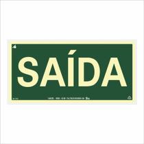 Placa de Sinalização Saída - Sig