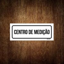 Placa De Sinalização Setor - Centro De Medição (23X9)