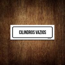 Placa De Sinalização Setor - Cilindros Vios (23X9)