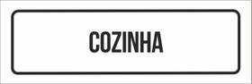 Placa De Sinalização Setor - Cozinha-23X9