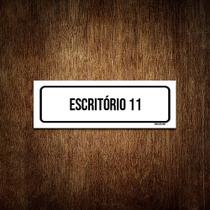 Placa De Sinalização Setor - Escritório 11-23x9