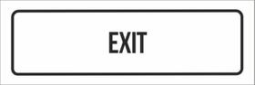 Placa De Sinalização Setor - Exit-23X9
