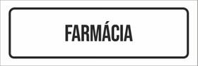 Placa De Sinalização Setor - Farmácia-23X9