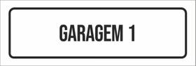 Placa De Sinalização Setor - Garagem 1-23X9