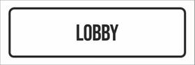 Placa De Sinalização Setor - Lobby-23X9