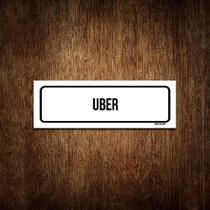 Placa De Sinalização Setor - Uber-23x9