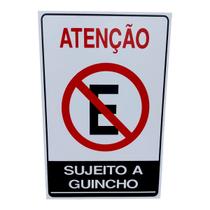 Placa De Sinalização Sinalizadora Tamanho 30x20 Cm Escolha