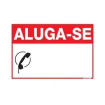 Placa de Sinalização Sinalize 20x30cm - Aluga-se Placa de Sinalização Sinalize 20x30cm - Aluga-se