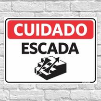 Placa de Sinalização / Subir Escada (15x20cm) - ES-01 Placa de Sinalização / Subir Escada (15x20cm) - ES-01