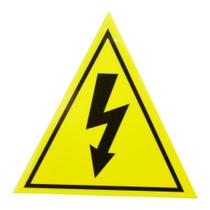 Placa de Sinalização TRIANGULAR ALTA TENSÃO Ref PS656 ENCARTALE